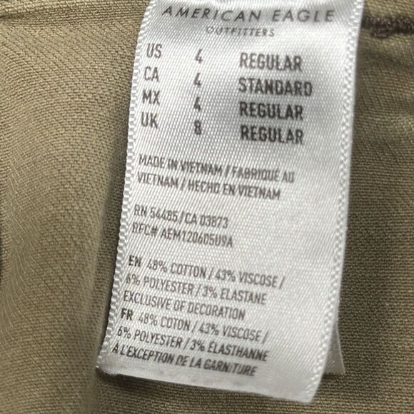 American Eagle AE Jeans Womens 4 Camo Hi Rise Jegging Super Stretch Legging - Picture 10 of 11